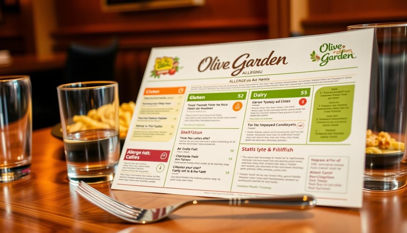 Olive Garden Allergen Menu