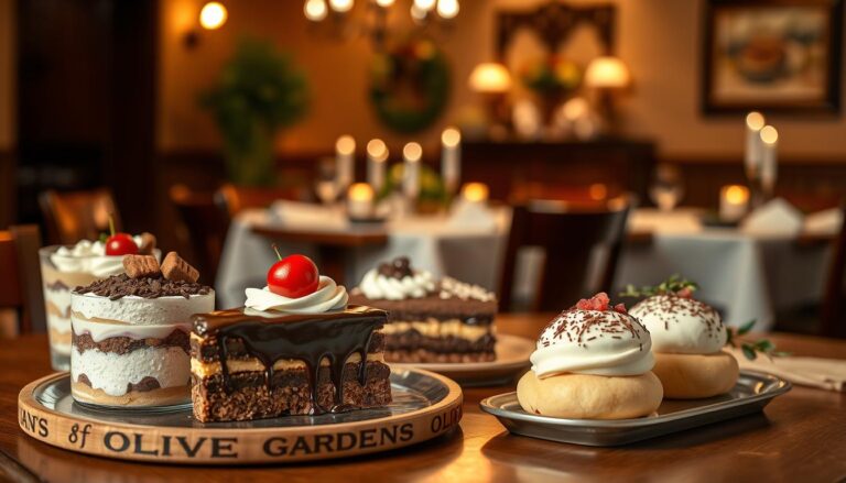 Olive Garden Dessert Menu
