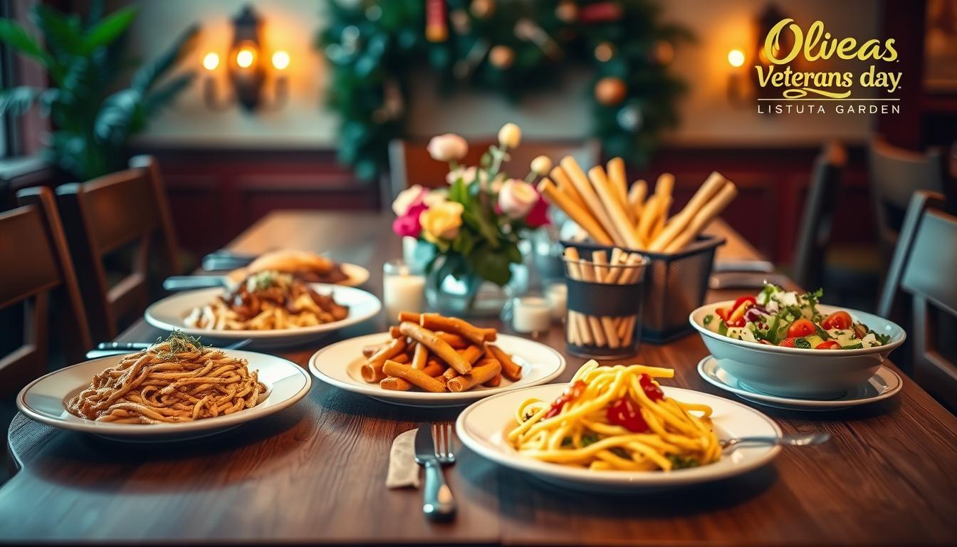 Olive Garden Veterans Day Menu